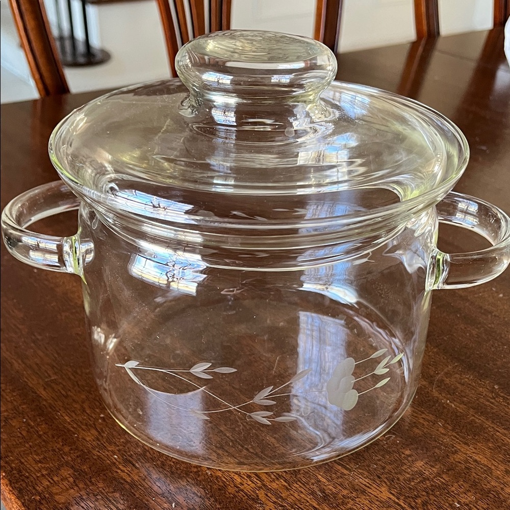 Princess House Glass Cooking Pot with Lid